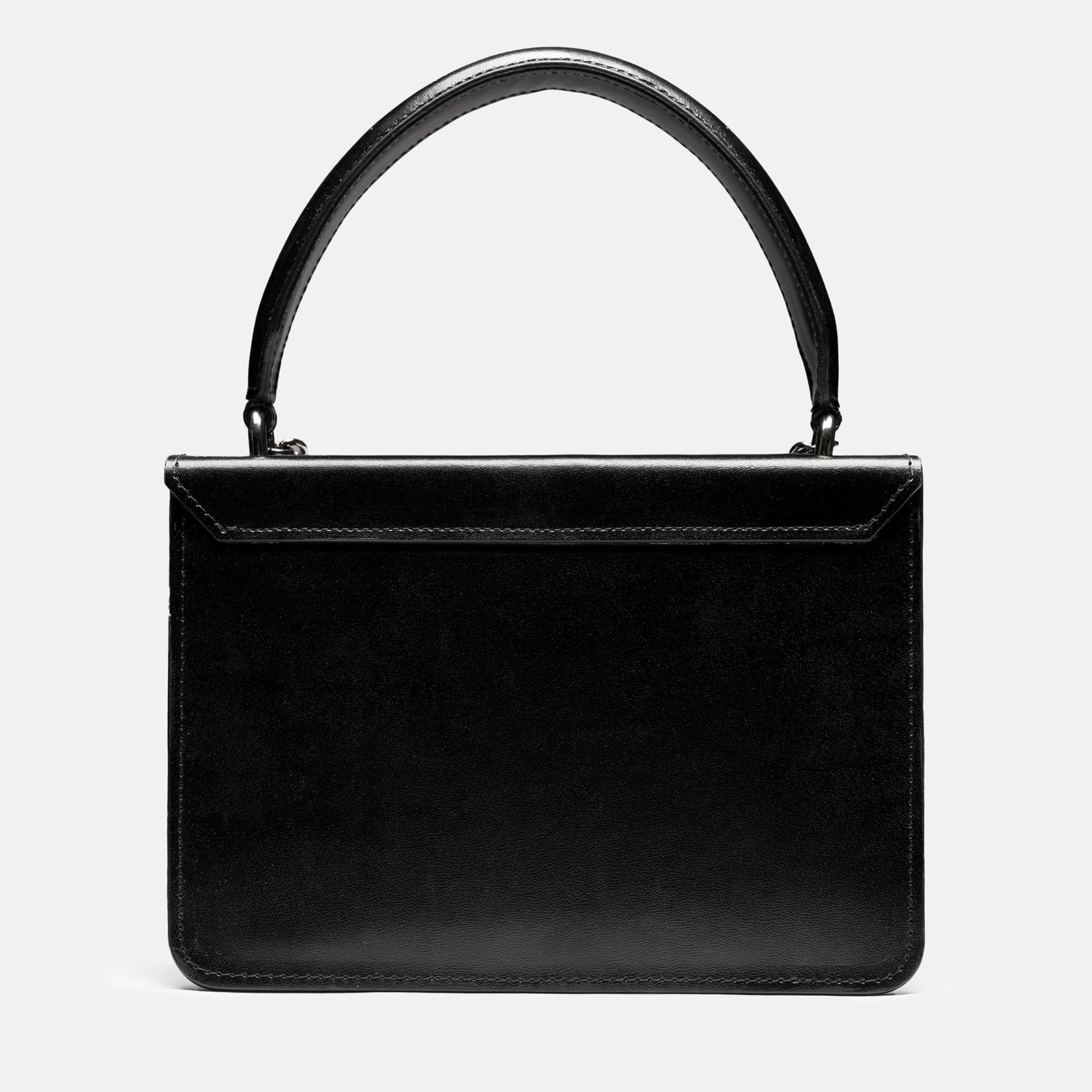 Snaked Boy Bag in Black Gloss