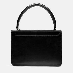 Snaked Boy Bag in Black Gloss