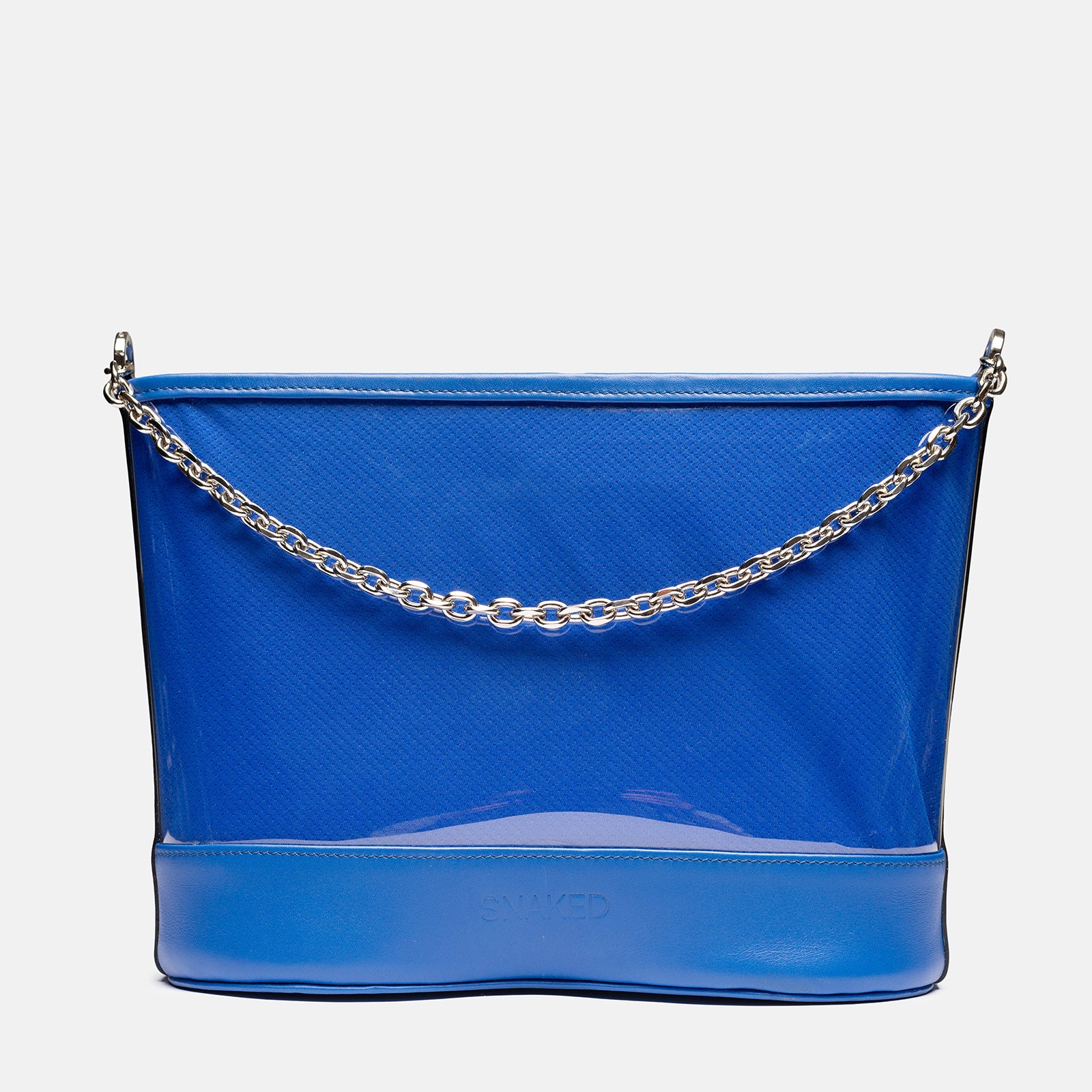 Snaked Crossbody in Electric Blue