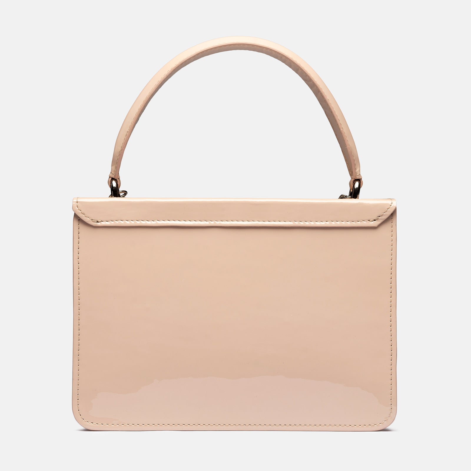 Snaked Boy Bag in Gloss Beige