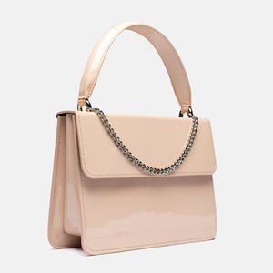 Snaked Boy Bag in Gloss Beige